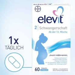 Elevit 2 Schwangerschaft Weichkapseln, 60 St