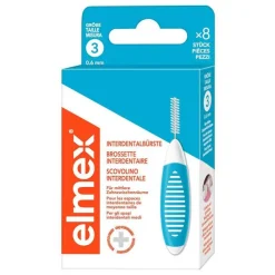 Elmex Interdentalbürsten Iso Größe 3 0,6 mm blau, 8 St