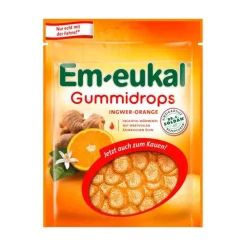 Em-eukal Gummidrops Ingwer-Orange zuckerhaltig, 90 g