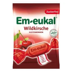 Em Eukal Em-eukal Hustenbonbons Wildkirsche zuckerfrei, 75 g> Zuckerfreie Bonbons|Husten & Halsbonbons