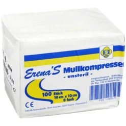 Erena Unsteril Mullkompresse 10x, 100 St> Sterile Kompressen