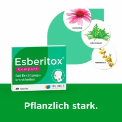 Esberitox ® Compact Bei Erkältungskrankheiten, 40 St><noscript><img width=