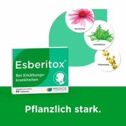 Esberitox® Tabletten bei Erkältungskrankheiten, 60 St