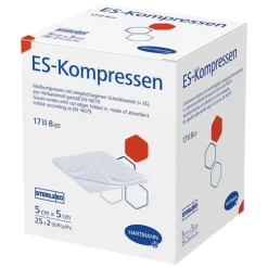 ES-Kompressen steril 5x5 cm 8fach, 25X2 St> Sterile Kompressen