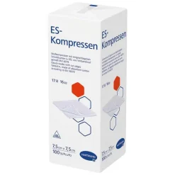 ES-Kompressen unsteril 7,5x7,5 cm 16fach, 100 St