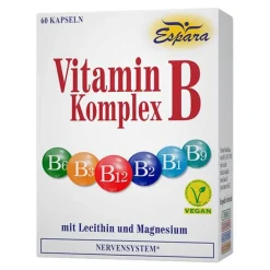 Espara Vitamin B Komplex Kapseln, 60 St> Hirnleistung & Nerven