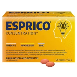 Esprico Kaukapseln, 120 St>Kinder Omega 3 Kapseln|Konzentration Und Lernen
