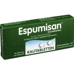 Espumisan Kautabletten, 20 St> Medikamente Gegen Blähungen