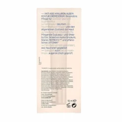Eubos Anti-Age Hyaluron Augen Kontur Cremeserum, 15 ml