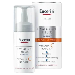 Eucerin Anti-Age Hyaluron-Filler Vitamin C Booster, 8 ml> Serum & Kur|Anwendung-Produktarten