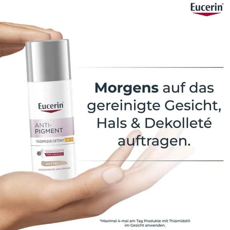 Eucerin Anti-Pigment Tag getönt mittel LSF 30, 50 ml