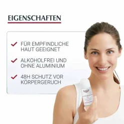 Eucerin Deodorant Roll-on 0% Aluminium Doppelpack, 2X50 ml