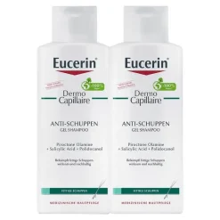 Eucerin Dermocapillaire Anti-Schuppen Gel Shampoo, 2X250 ml