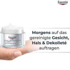 Eucerin Hyaluron-Filler Tagescreme für trockene Haut mit LSF 15, 50 ml