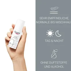 Eucerin UltraSensitive Beruhigende Pflege für normale bis Mischhaut, 50 ml><noscript><img width=