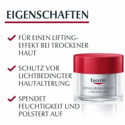 Eucerin Volume-Filler Tagescreme für trockene Haut mit LSF 15, 50 ml