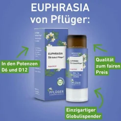 Euphrasia D6 Globuli Pflüger Dosierspender, 10 g