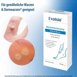 Evolsin ® Warzenvereiserspray, 75 ml> Warzenstift