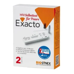 Exacto Hiv Selbsttest für Paare, 1 St> Hiv Selbsttest