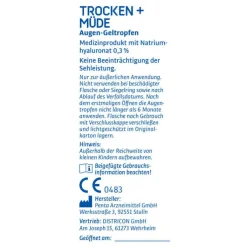Eye Medica trocken + müde 0,3% Hyaluron Aug.-Geltro., 1 St