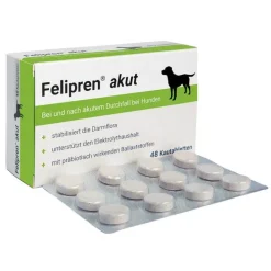 Felipren akut Kautabletten bei und nach Durchfall für Hunde, 48 St><noscript><img width=