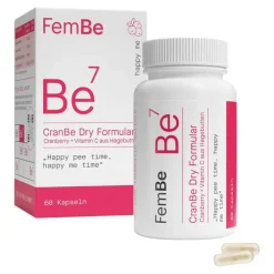 Fembe Be7 Cranbe Dry Formular Kapseln, 60 St> Vitamin C (Ascorbinsäure)|Cranberry