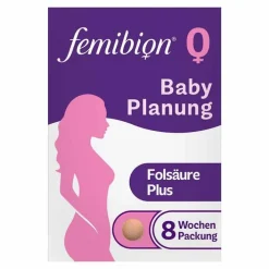 Femibion 0 Babyplanung Tabletten 8-Wochen-Packung, 56 St> Vitamin B9 (Folsäure)|Schwangerschaft