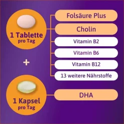 Femibion 2 Schwangerschaft in der 12-Wochen-Packung mit je 84 Tabletten und Kapseln, 2X84 St