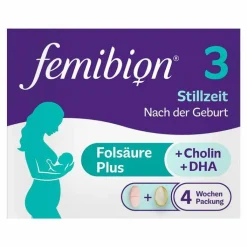 Femibion 3 Stillzeit 4-Wochen-Packung mit 28 Tabletten und 28 Kapseln, 2X28 St