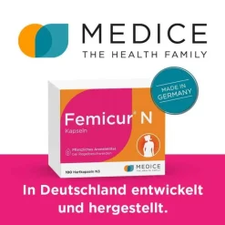 Femicur ® N Kapseln bei Regelbeschwerden, 100 St><noscript><img width=