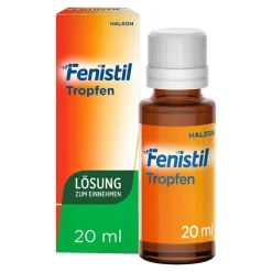 Fenistil Tropfen, Dimetindenmaleat 1 mg/ ml zum Einnehmen, Antiallergikum, 20 ml>Kinder Haut|Allergie Medikamente