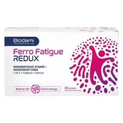 Biodami Ferro Fatigue Redux Kapseln , 30 St> Vitamin C (Ascorbinsäure)|Vitamin B9 (Folsäure)