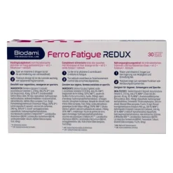 Biodami Ferro Fatigue Redux Kapseln , 30 St> Vitamin C (Ascorbinsäure)|Vitamin B9 (Folsäure)