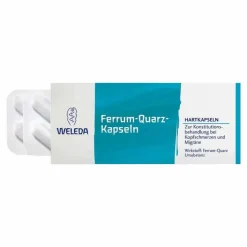 Weleda Ferrum-Quarz-Kapseln, 50 St> Migräne Tabletten|Kopfschmerztabletten