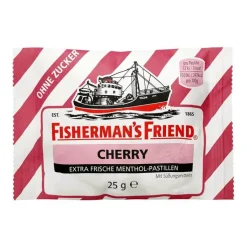 Fishermans Friend Cherry ohne Zucker Pastillen, 25 g