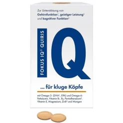 Quiris Healthcare Fokus IQ Quiris Weichkapseln, 120 St> Hirnleistung & Nerven