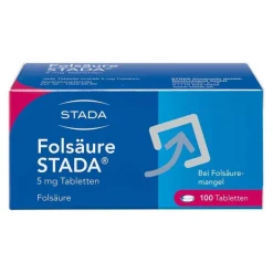 Stada Folsäure ® 5 mg Tabletten, 100 St> Vitamin B9 (Folsäure)