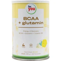 For You Bcca + glutamin Energy & Recovery Zitrone, 480 g