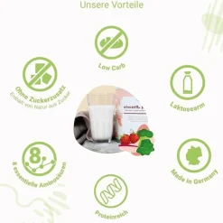 For You Eiweiß Power Erdbeer-Rhabarber, 750 g