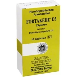 Fortakehl D 3 Suppositorien, 10 St