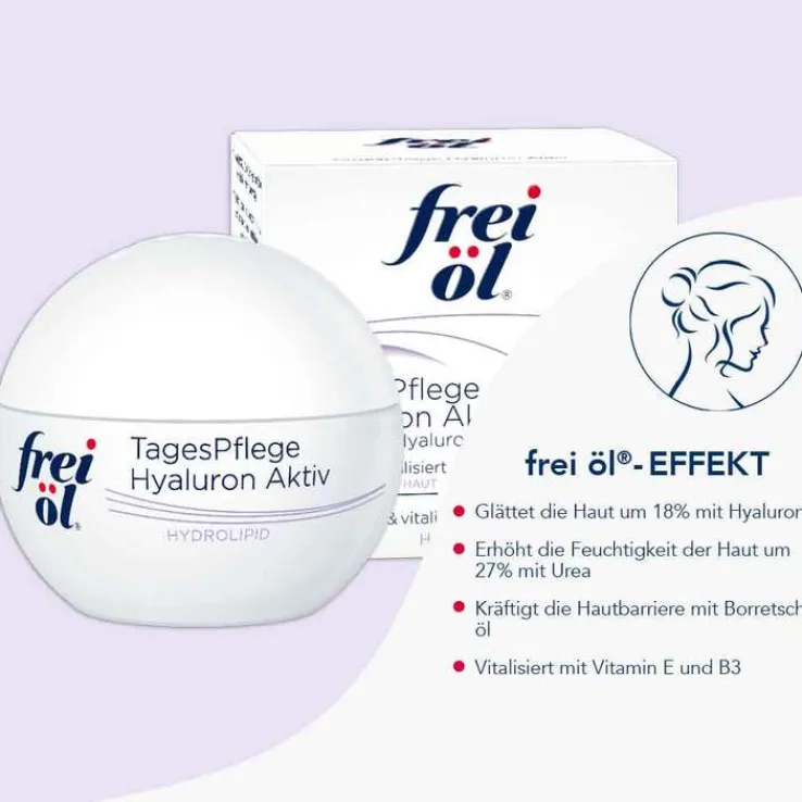 Frei Öl Hydrolipid Tagespflege Hyaluron Aktiv, 50 ml