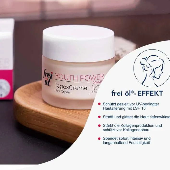 Frei Öl Youth Power Tagescreme Protect LSF 15, 50 ml> Tagespflege