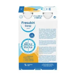 Fresubin Energy Drink Multifrucht Trinkflasche, 6X4X200 ml> Trinknahrung