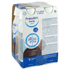 Fresubin Energy Drink Schokolade Trinkflasche, 4X200 ml> Trinknahrung