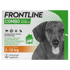 FRONTLINE COMBO® gegen Zecken, Flöhe bei Hunden S (2 -10 kg), 6 St
