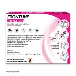 FRONTLINE TRI-ACT® gegen Zecke, Floh und fliegende Insekten bei Hunden (2-5kg), 3 St