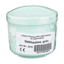 CareLiv Gebissdose grün mit Einsatz und Deckel, 1 St> Für Zahnprothesen