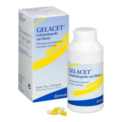 Gelacet Gelatinekapseln mit Biotin, 320 St