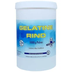 Gelatine Rind Pulver Halal, 1000 g