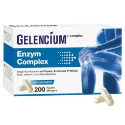 Gelencium Enzym Complex hochdosiert mit Bromelain Kapseln , 200 St